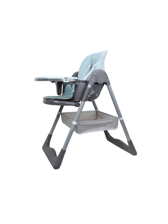 Baby Hochstuhl mit Höhenverstellbar Blau