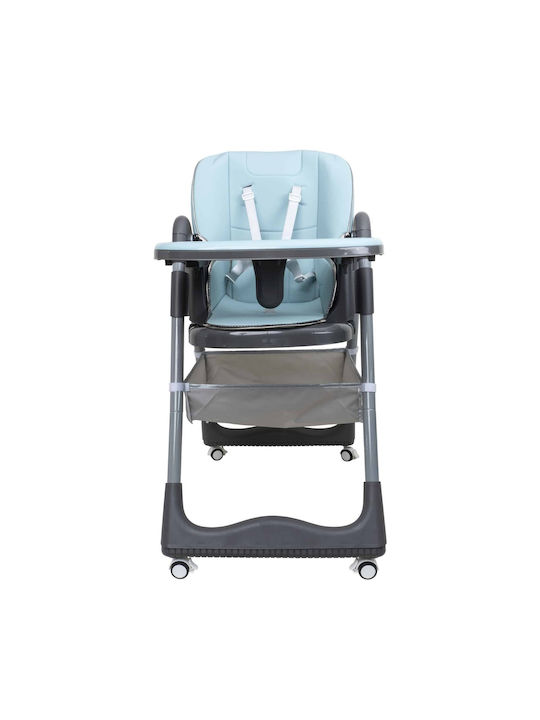 Baby Hochstuhl mit Höhenverstellbar Blau