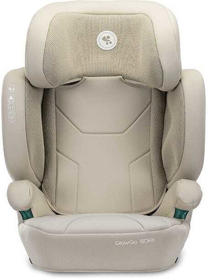 Lorelli GrowGo Καθισματάκι Αυτοκινήτου High-back Booster i-Size με Isofix Beige