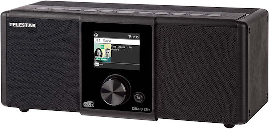 TELESTAR DIRA S21i+ Επιτραπέζιο Ραδιόφωνο Ρεύματος DAB+ με Bluetooth και USB Μαύρο