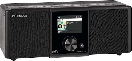 TELESTAR DIRA S21i+ Επιτραπέζιο Ραδιόφωνο Ρεύματος DAB+ με Bluetooth και USB Μαύρο