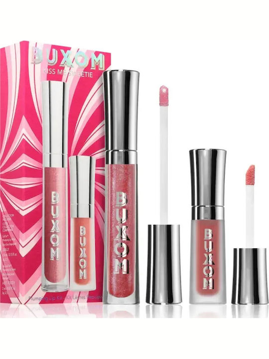 Buxom Kiss Me Sweetie Plumping Lip Kit Gift Set Shade Pink Beige