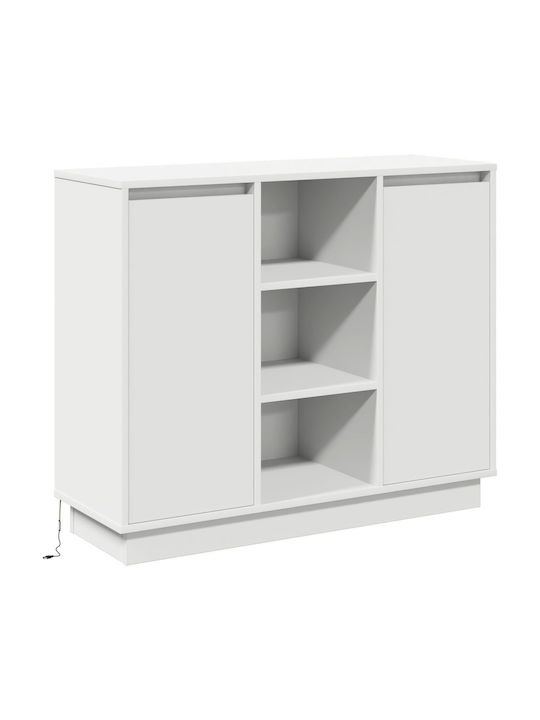 Bufet din Lemn Alb 90x32x75cm
