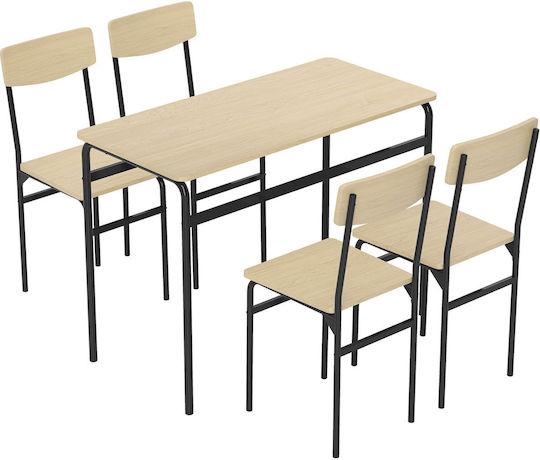 Τραπέζι Κουζίνας με 4 Καρέκλες