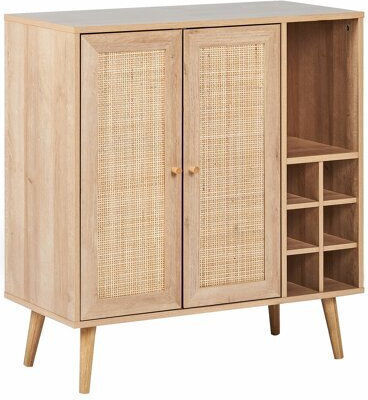 Sideboard Berwyn 2391 Wooden Ανοιχτό Χρώμα Ξύλου, Πεύκο 83x39x89cm