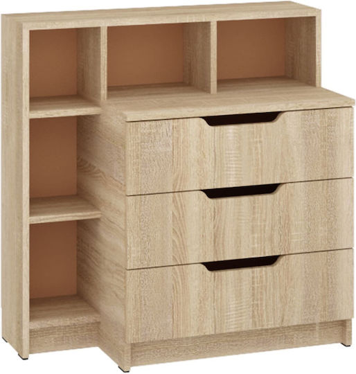 Sideboard Wooden with Drawers Sonoma 80x40x82cm