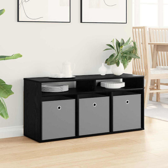 Stand TV Negru L102xA32xÎ48.5cm