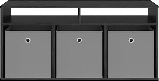 Stand TV Negru L102xA32xÎ48.5cm