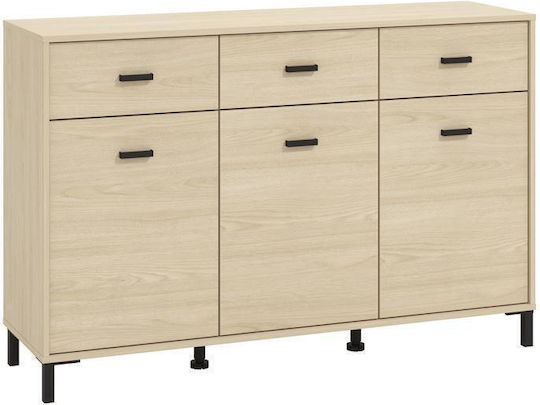 Μπουφές Arbela 3k3f3v Light Port Oak 138x40x90cm Μπουφές Arbela 3k3f3v Light Port Oak 138x40x90cm