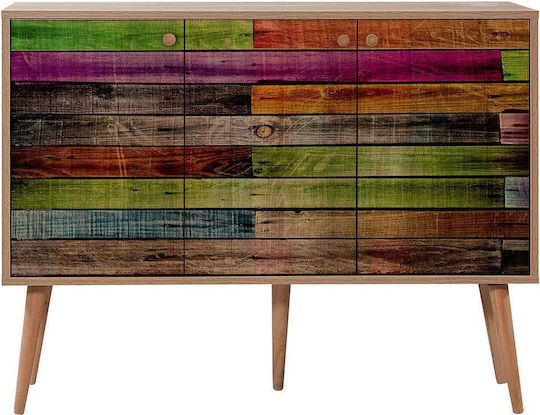 Μπουφές Mega Ξύλινος 120x36x90cm