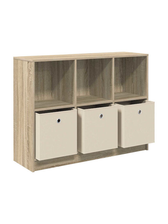Βιβλιοθήκη Δρύς Sonoma 102x32x73.5εκ.