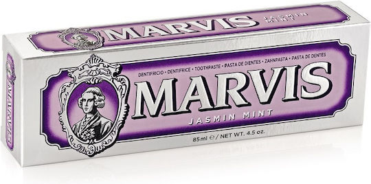 Marvis Jasmin Mint Toothpaste for Plaque , Cavities & Ulitis 85ml