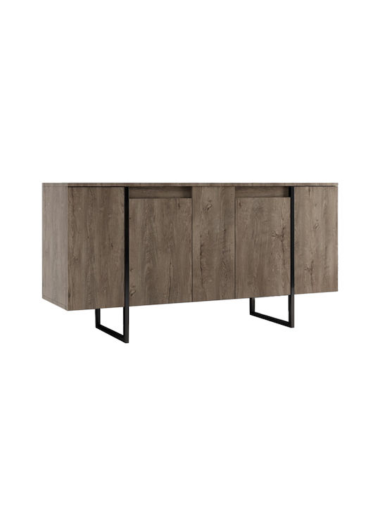 Μπουφές Luxe Walnut 160x35x80cm