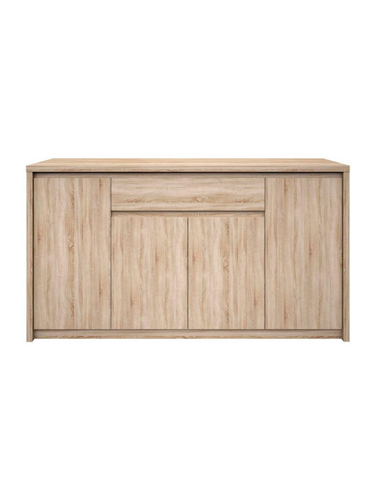 Sideboard Norton Wooden with Drawers Oak 168x40x91.5cm