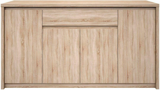 Sideboard Norton Wooden with Drawers Oak 168x40x91.5cm