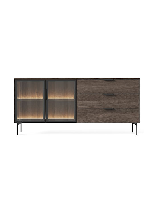 Bufet Lumi cu Sertare Nuci 181x39x82cm