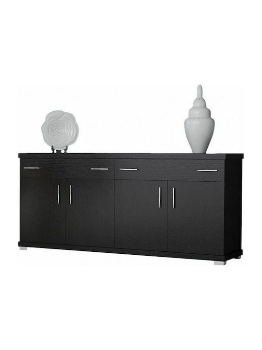 Μπουφές Φαίδων Ξύλινος με Συρτάρια Wenge 180x50x80cm