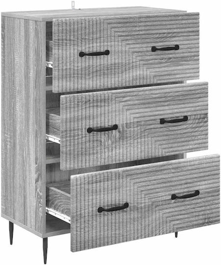 Wooden Bedroom Chest of Drawers 66x34.5x89.5cm