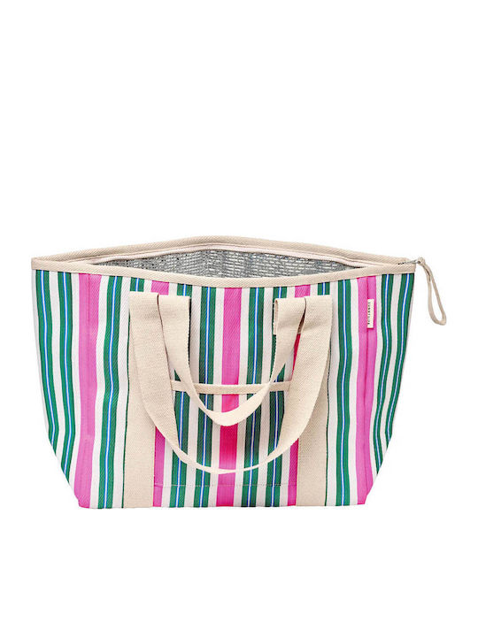 Sunnylife Wicker Beach Bag Multicolour