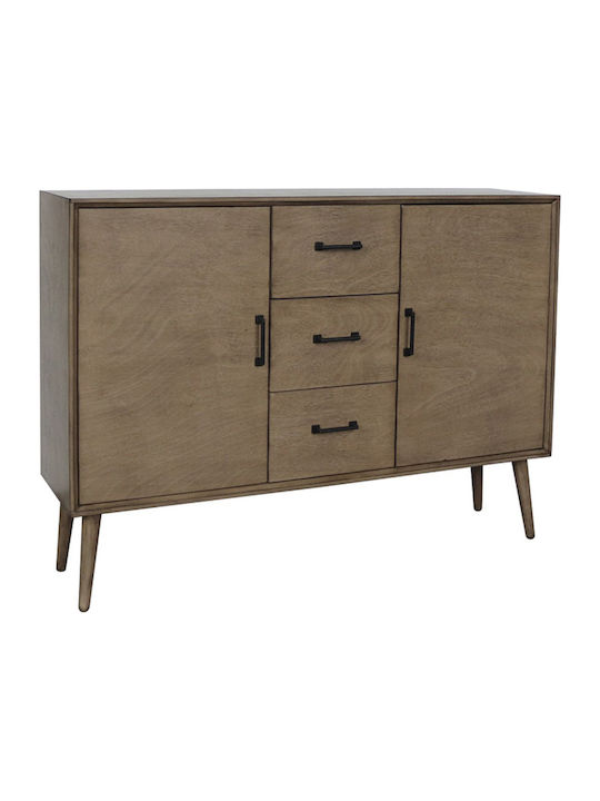 Sideboard Retro Wooden Grey Sahara 113x30x82cm