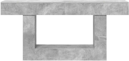 vidaXL Konsolentisch mit Spiegel 160 x 30 x 74 cm Grau