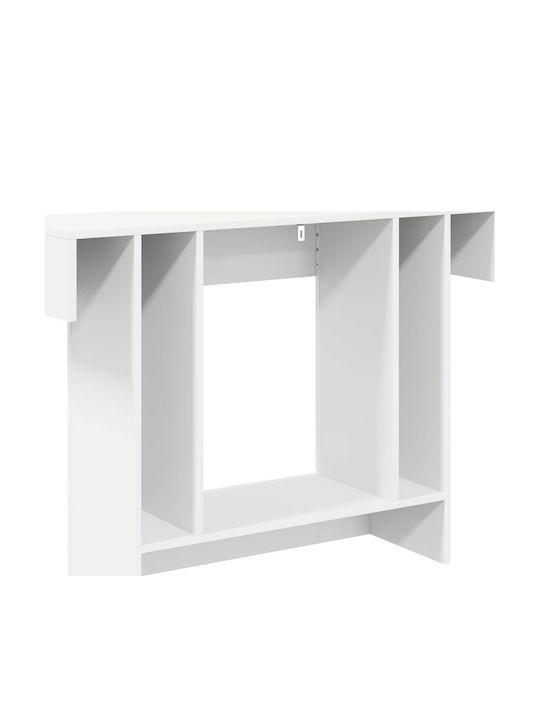 vidaXL Konsolentisch Mit Spiegel 101 X 30 X 74 cm Weiß