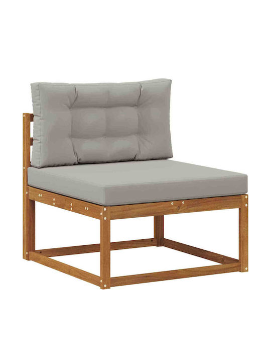 Zweisitziges Outdoor-Sofa Hölzernes mit Kissen