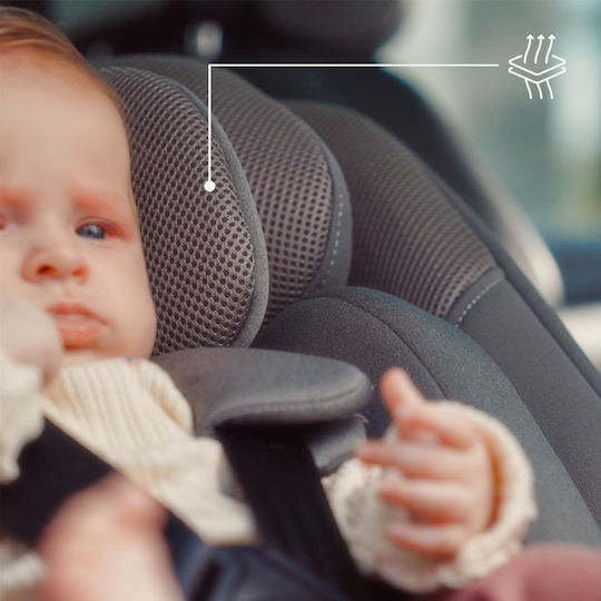 Kinderkraft I-Guard Airflow Столче за Кола i-Размер с Isofix Черен