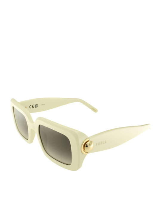 Furla 0700 Sunglasses With Horn-Rimmed Frame