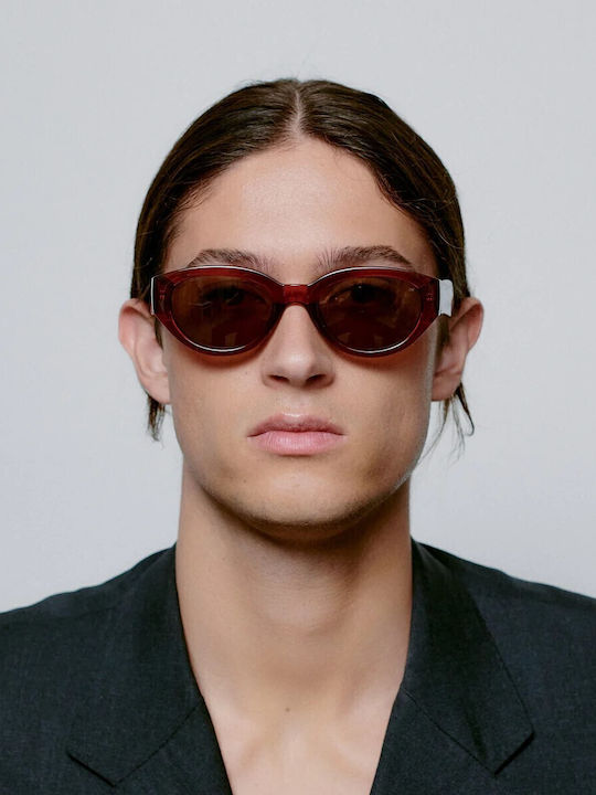 A.Kjaerbede Winnie Unisex Sunglasses With Brown Frame And Brown Lens 18315-1
