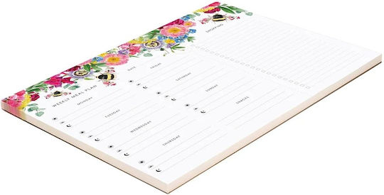 Wöchentliches Essensplan Botanical Bee 21x30 Lola Design