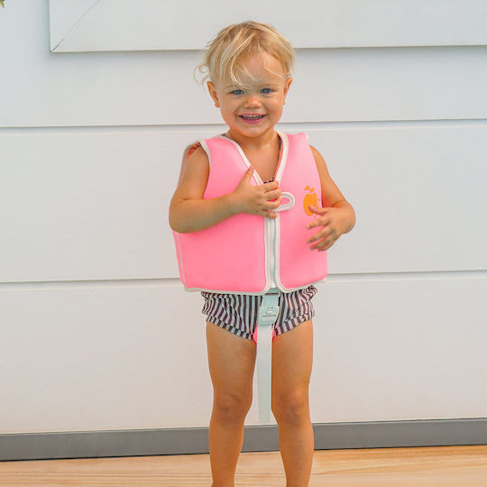 Sunnylife Swimming Vest Poppy Peach Neon Pink