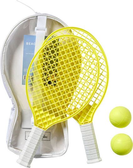 Sunnylife Beach Rackets La Mer Limon Yellow 9339296073445