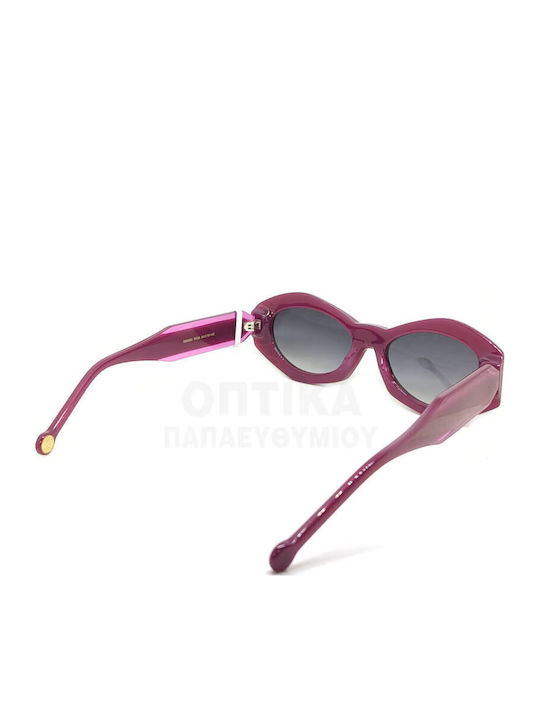 Rebecca Blu Rebecca Blu Damen Sonnenbrille mit Burgundischem Rahmen RB8860 RK06