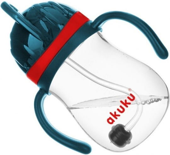 Akuku Children's Silicone Cup Red 280ml for 9m+