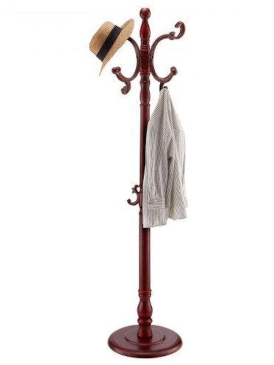 Vevor Wooden Coat Rack Brown