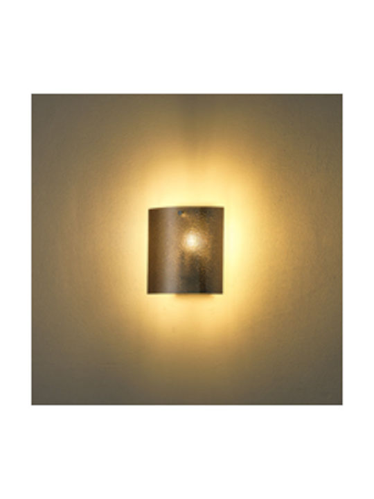 Eurolamp Arte Illumina Wall Lamp with E14 Socket Black 7.5x17x18cm
