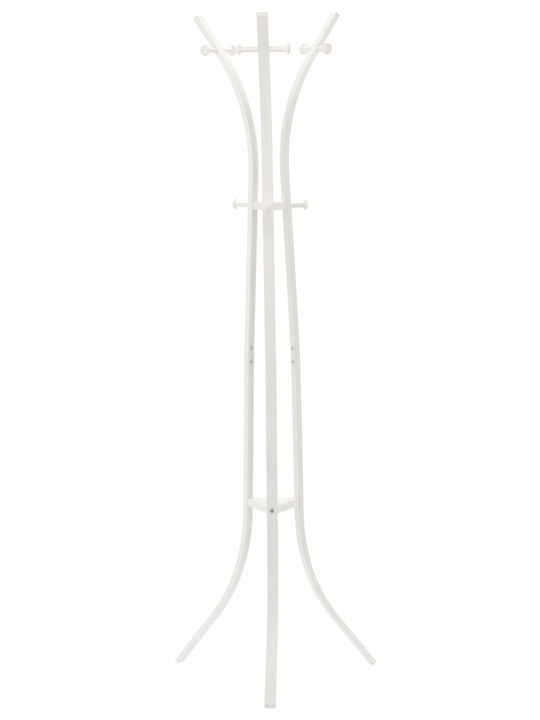 Καλόγερος Μεταλλικός Λευκός 170cm