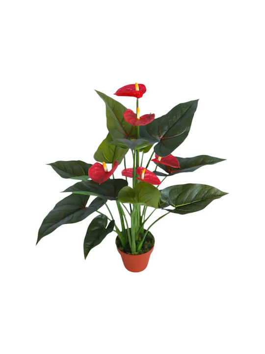 Artificial Plant Anthurium 55cm Hd Hd-10991