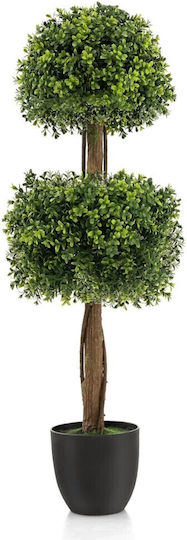 Costway Künstlicher Buchsbaum Baum Kugelförmiger Schnitt Realistischer Stamm Hz10172gn-1 Costway Künstlicher Buchsbaum Baum Kugelförmiger Schnitt Realistischer Stamm Hz10172gn-1