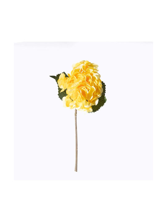 Supergreens Artificial Hydrangea Branch Yellow 47 cm