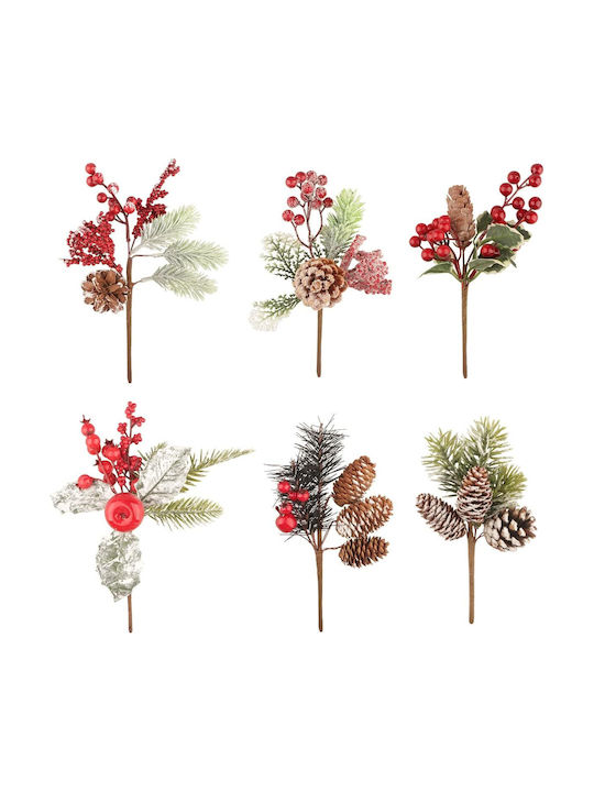 Jangostor Artificial Pine Branches Christmas Set 6 Pieces
