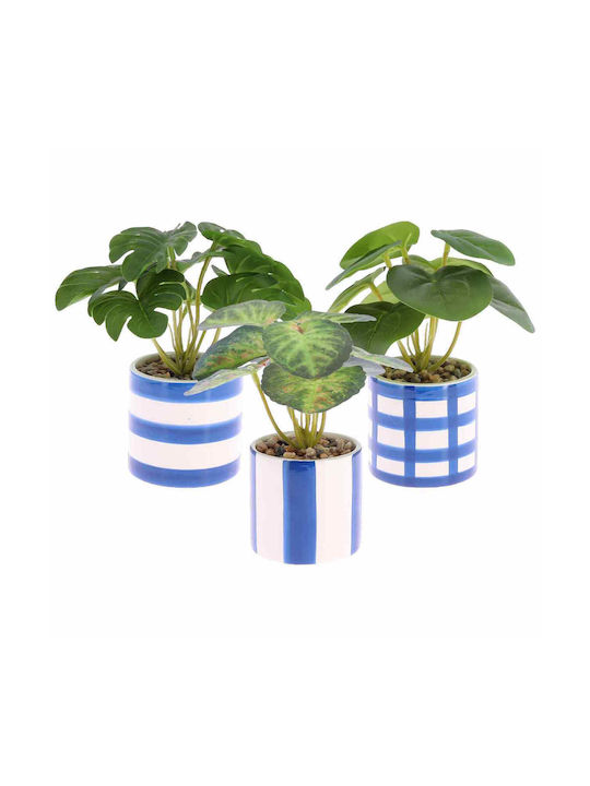 Plantă Artificială În Ghiveci Mică Albastră Beauty Home