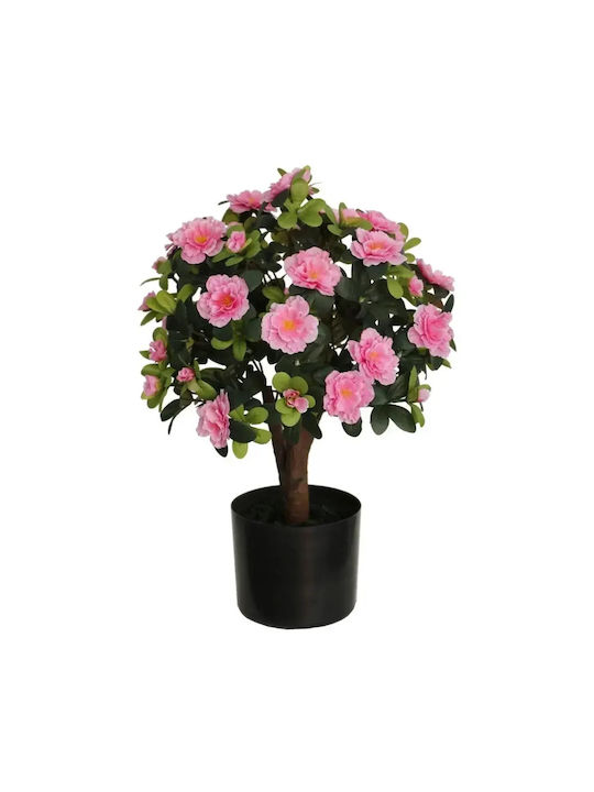 Plantă Artificială de Exterior Azalee 40 Flori Înălțime 53cm