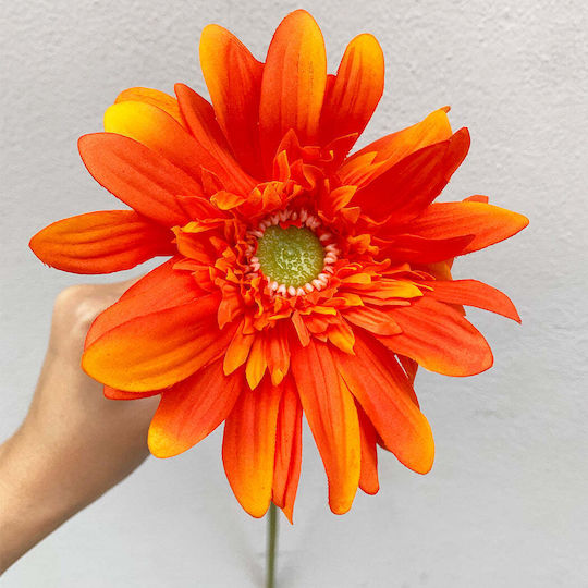Koart Margarita2 Orange Artificial Flower Real Touch 65 cm 1 piece
