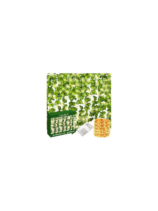 Decorative Plastic Ivy Plant Led 12 Pieces 25 Meters Aria Trade