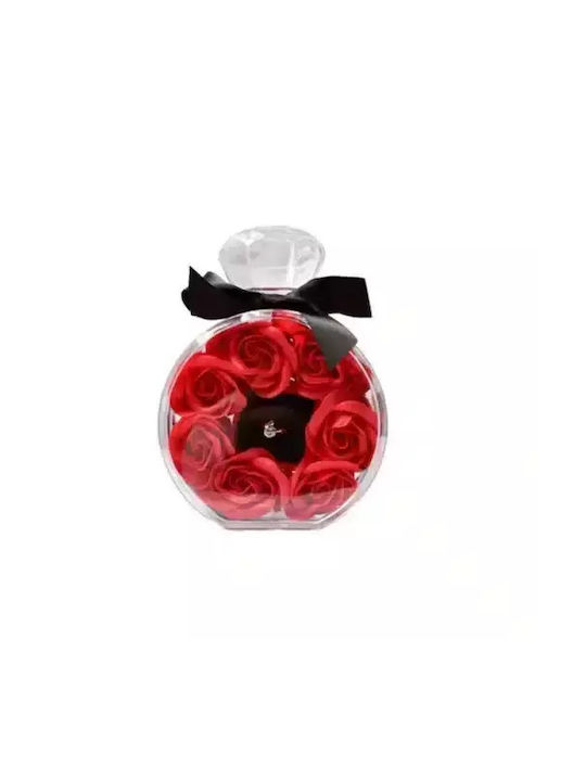 Artificial Roses Gift Box 15×10.5cm Red