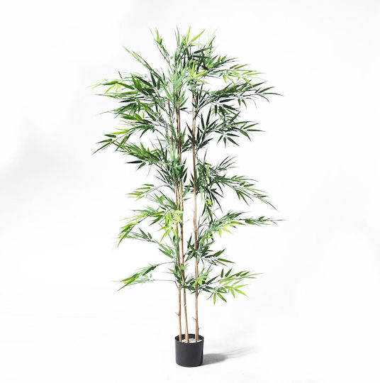 Supergreens Uv Künstlicher Bambusbaum lucky Grüne 160 cm