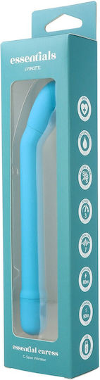 Virgite Caress Vibrator G-Punkt 18,7cm Blau