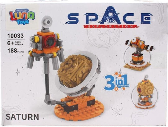 Luna Building Blocks Space Transform 3 In 1 Luna Set For 6+ Years 1 Piece